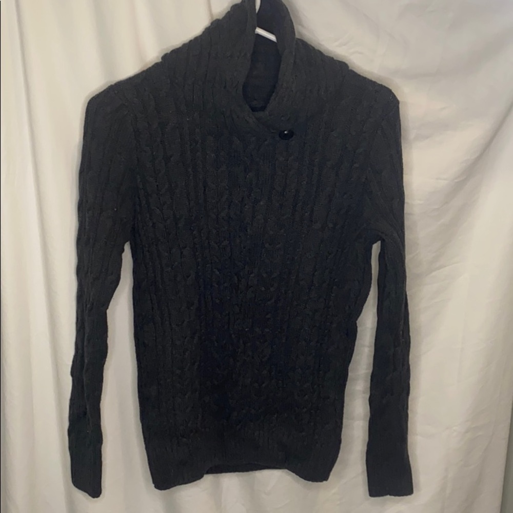 Women’s Jeanne Pierre small dark gray sweater